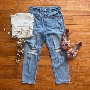 AE Ripped Mom Jeans